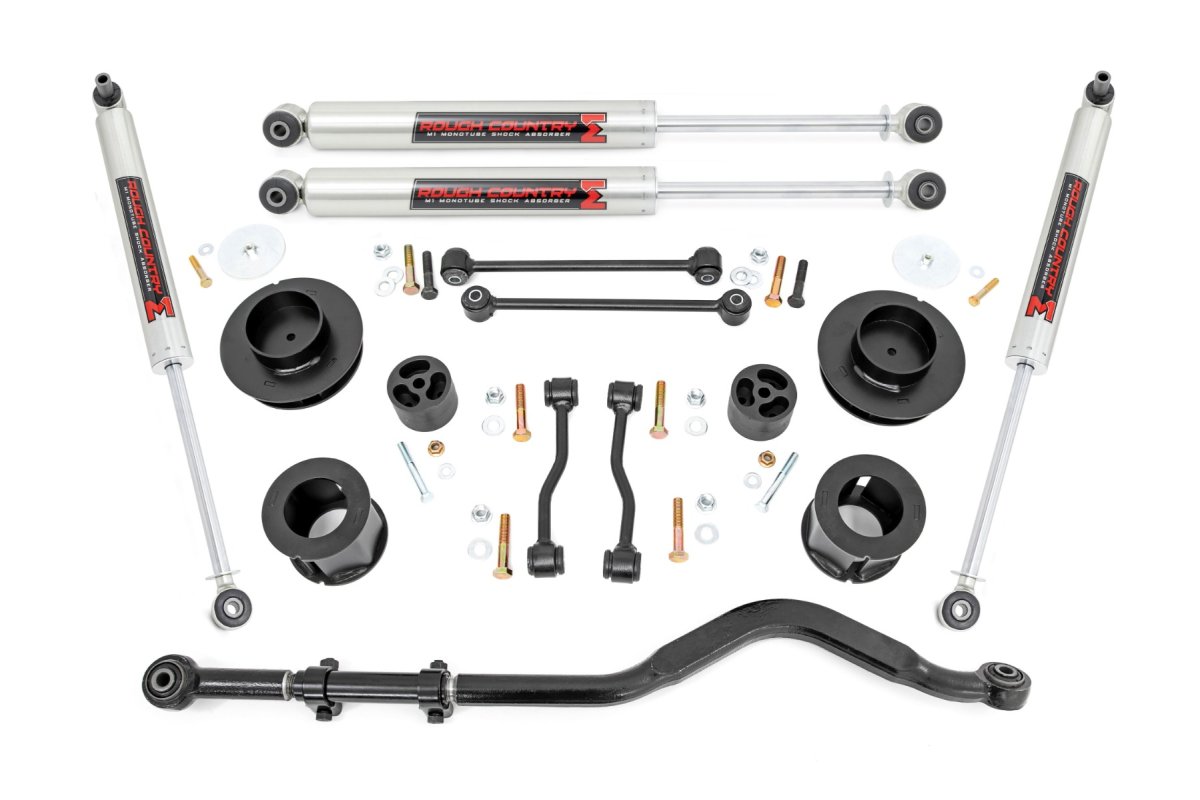 Jeep Gladiator Suspension Lift Kit - Rough Country - 3.5 Inch with Spacers and M1 - '20-'23